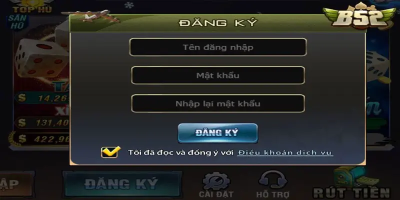 Chi tiết các bước đăng ký tài khoản tại B52 CLUB Chi tiết các bước đăng ký tài khoản tại B52 CLUB