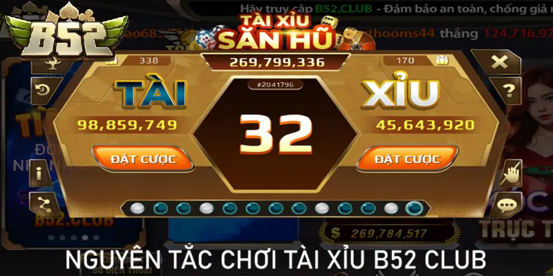Nguyên tắc chơi tài xỉu B52 CLUB Nguyên tắc chơi tài xỉu B52 CLUB