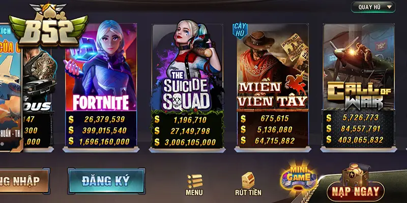Hướng dẫn tham gia chơi game nổ hũ B52 CLUB Hướng dẫn tham gia chơi game nổ hũ B52 CLUB